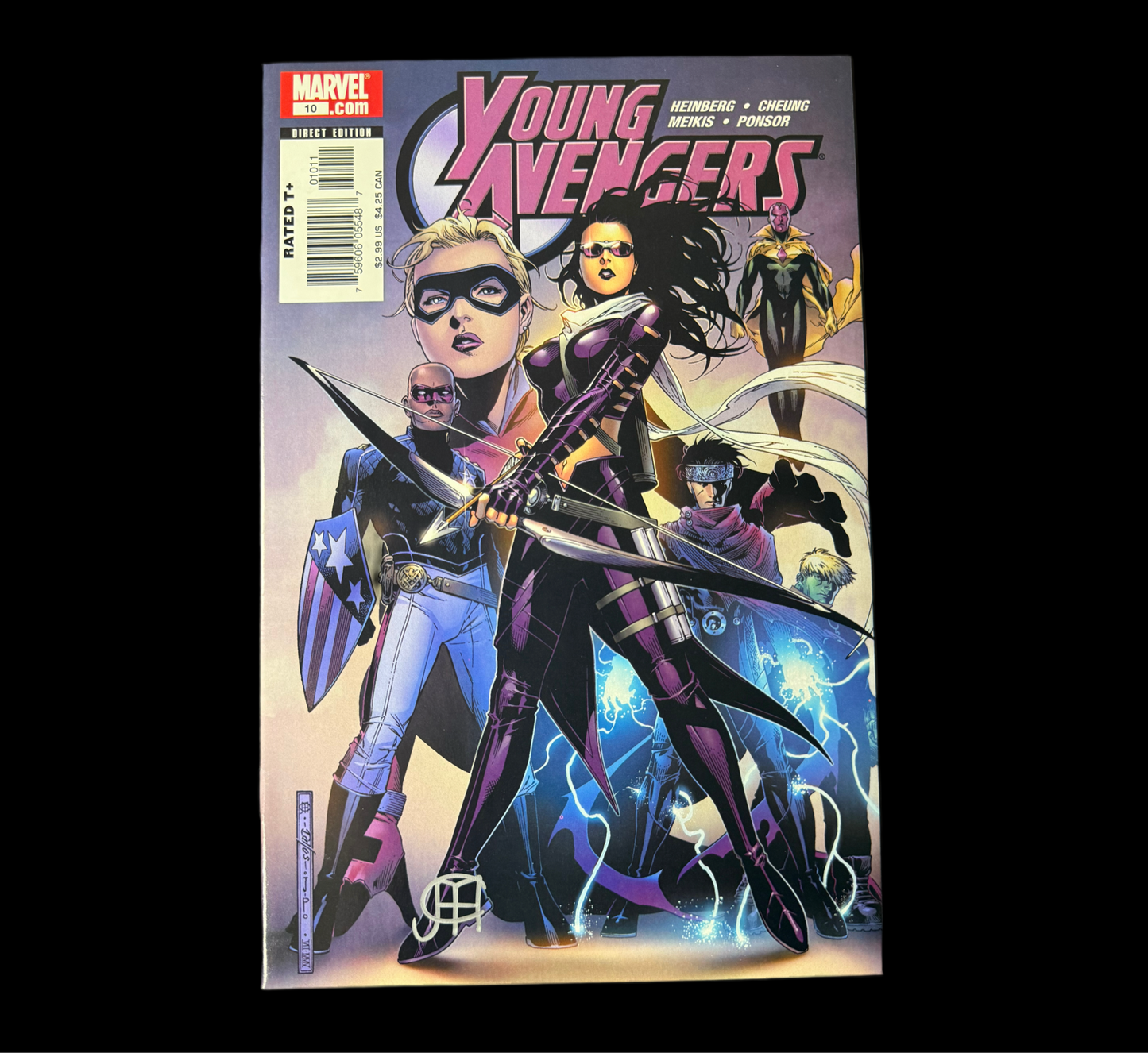 Young Avengers #10 NM - Signed by Jim Cheung