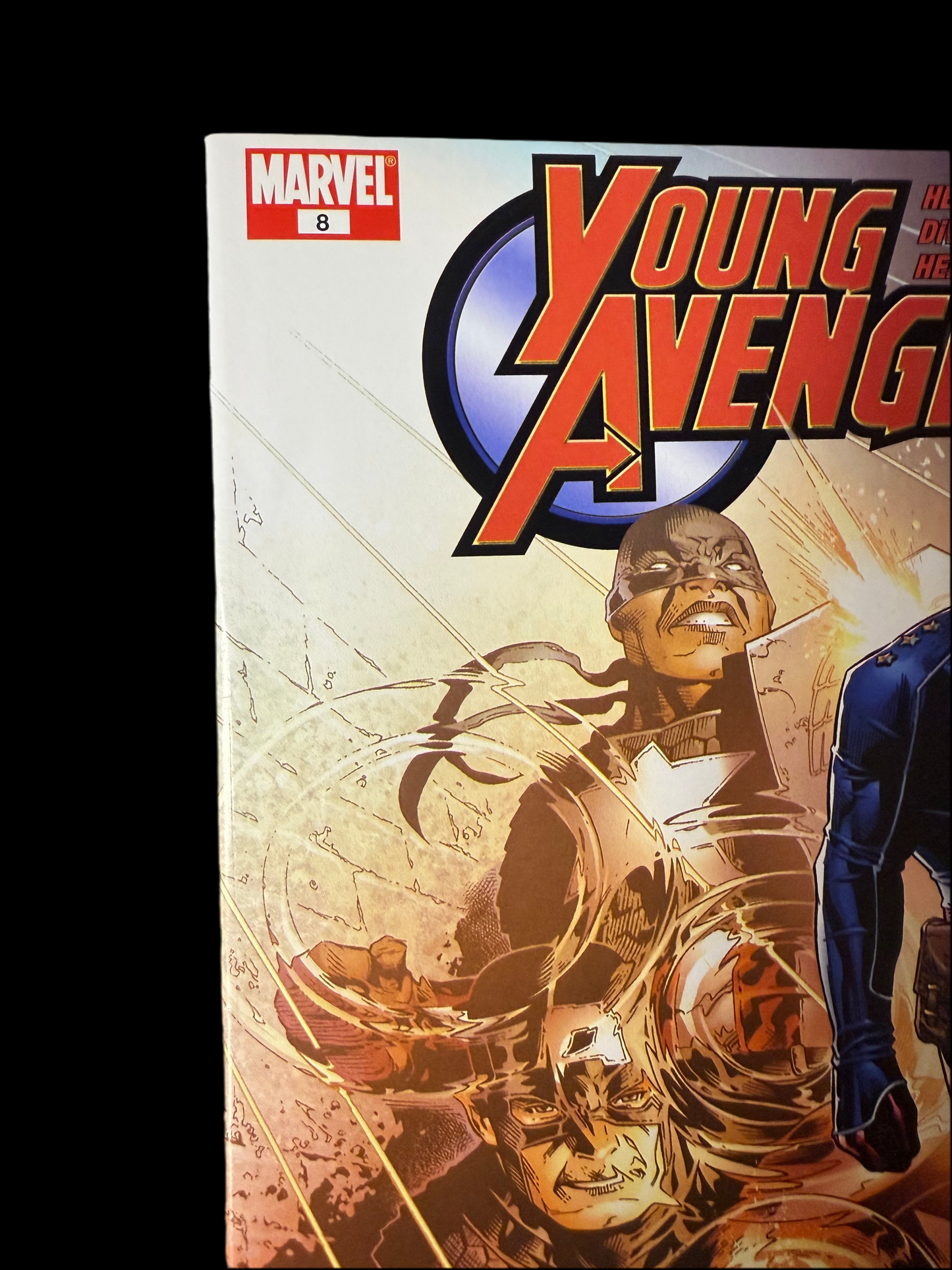 Young Avengers #8 VF - Signed by Jim Cheung