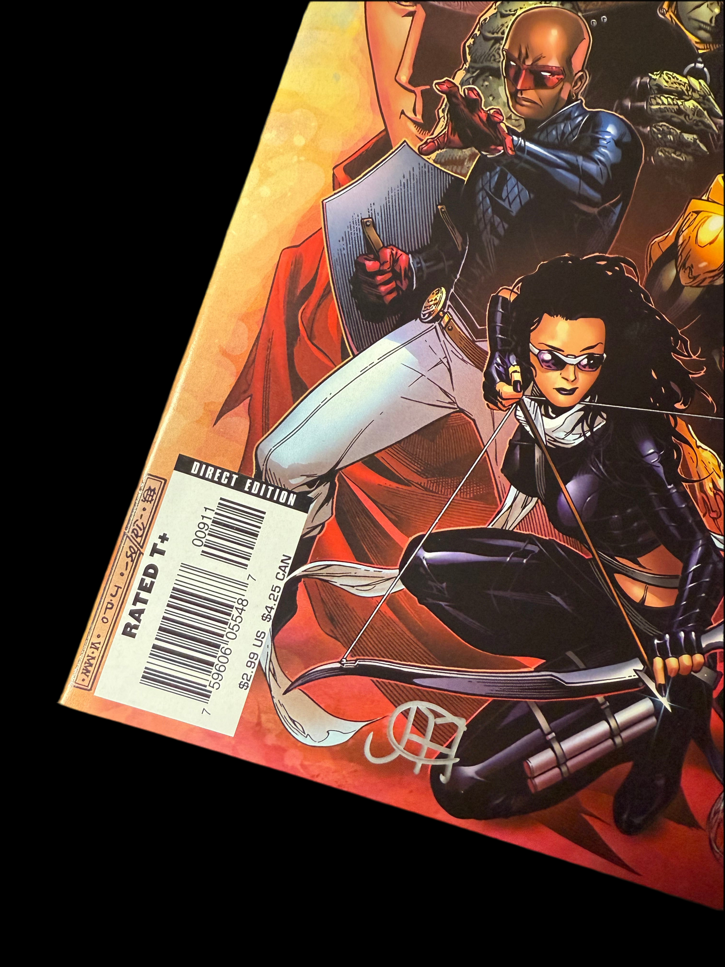 Young Avengers #9 VF - Signed by Jim Cheung