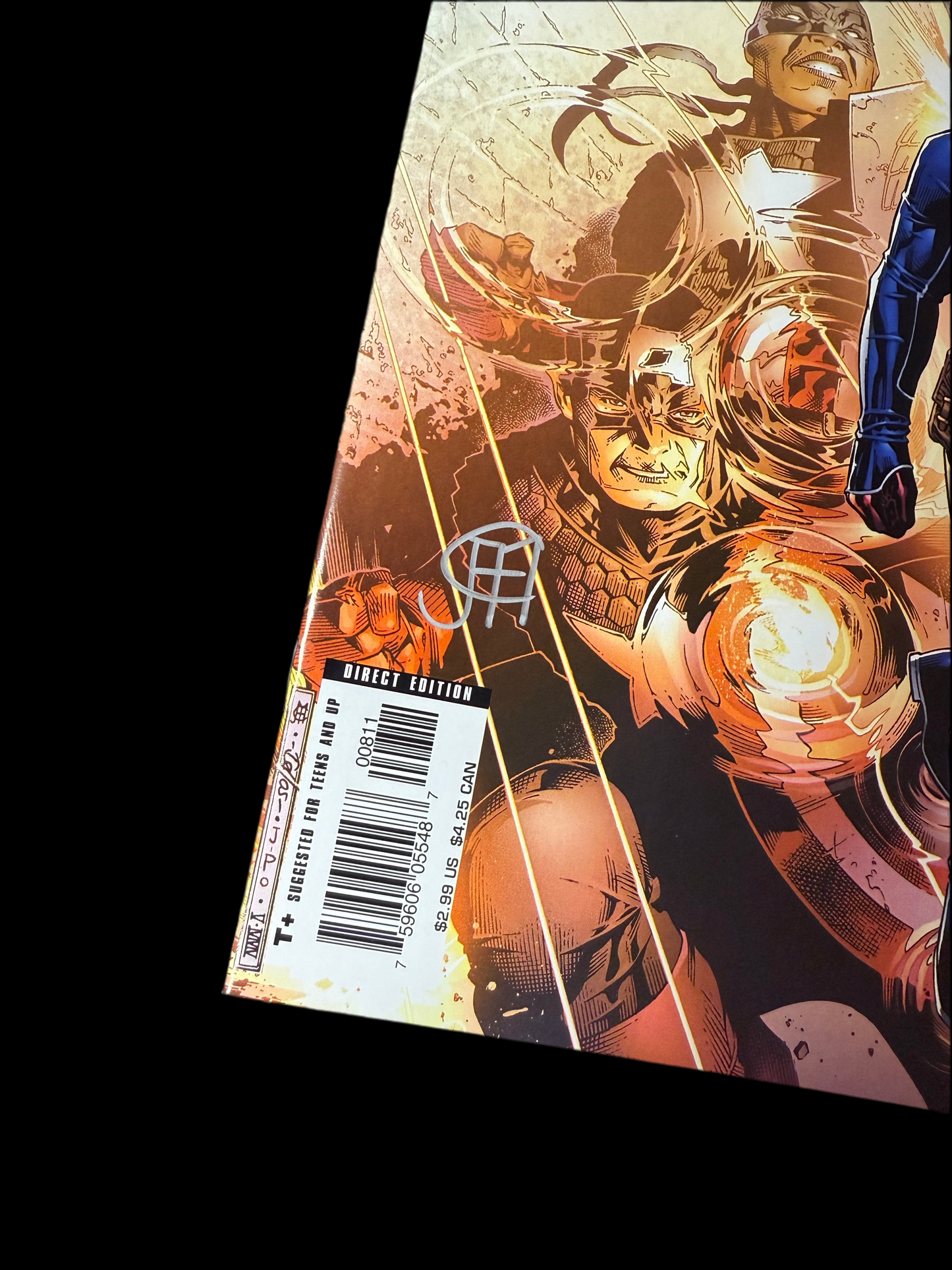 Young Avengers #8 VF - Signed by Jim Cheung