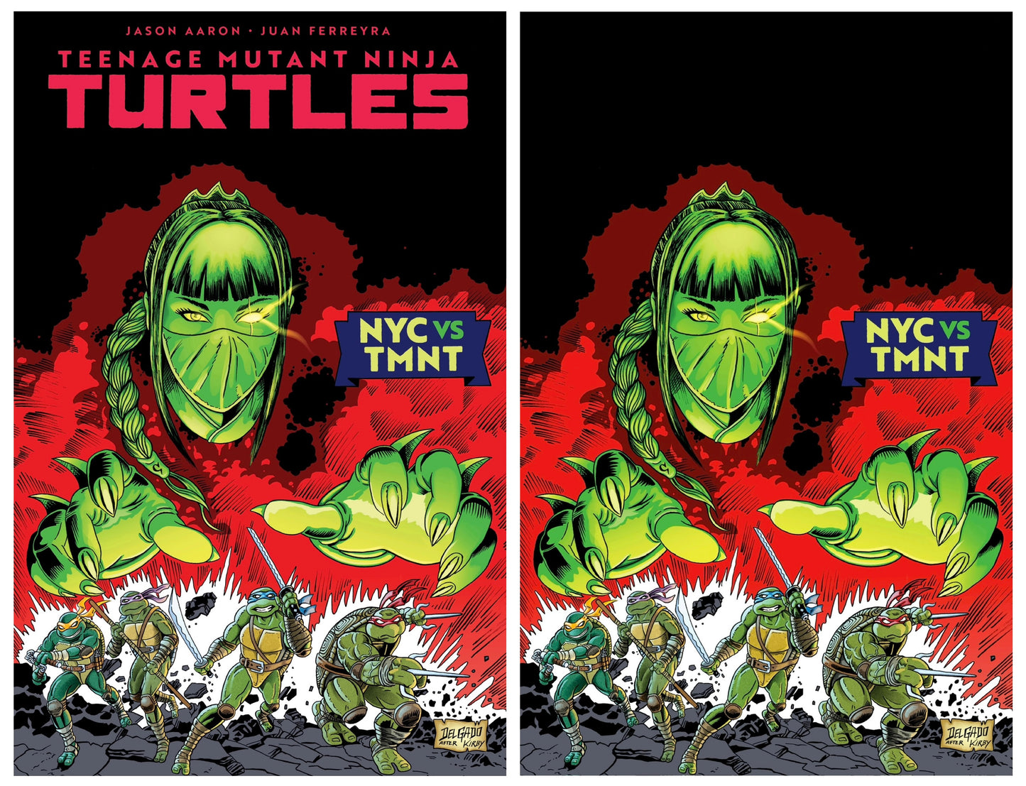 TMNT #9 Kevin Delgado Variant - FANTASTIC FOUR #49 HOMAGE!