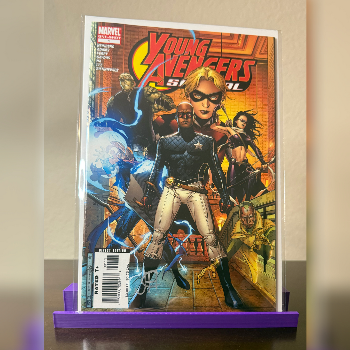 Young Avengers Special #1 VF - Signed by Jim Cheung