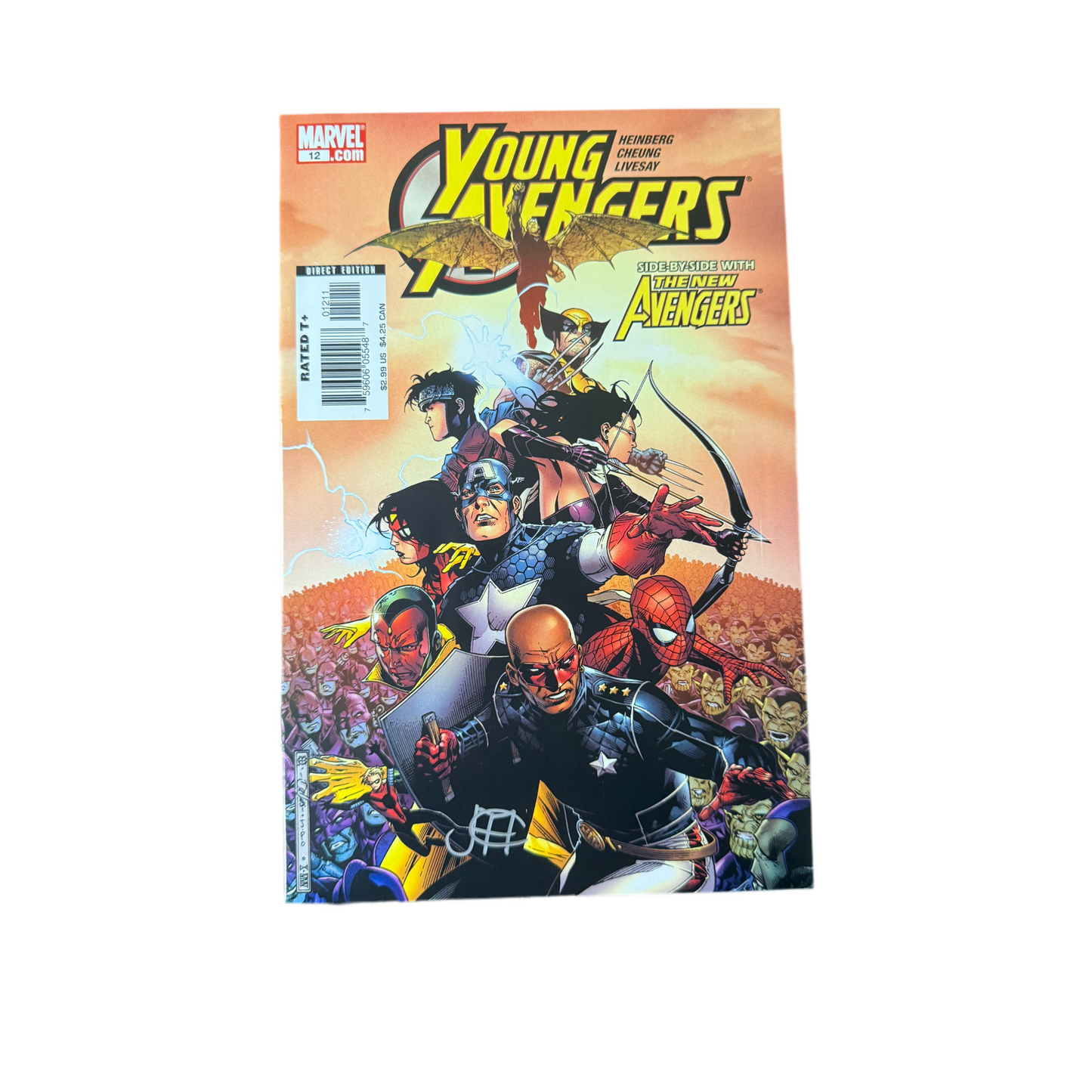 Young Avengers #12 NM - Signed by Jim Cheung