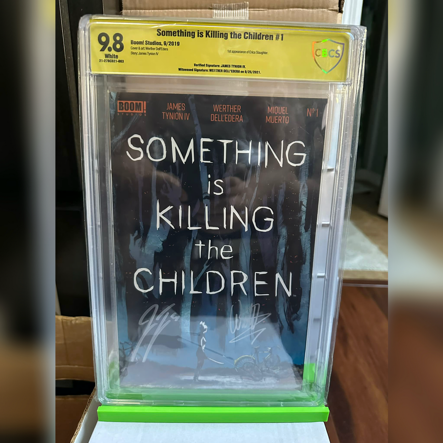 Something is Killing the Children #1 9.8 CBCS Signed by James Tynion IV and Werther Dell’Edera