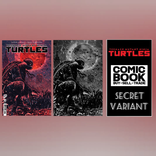 TMNT 10 Trade B&W Virgin Variant and Secret Variant Camron Johnson Set